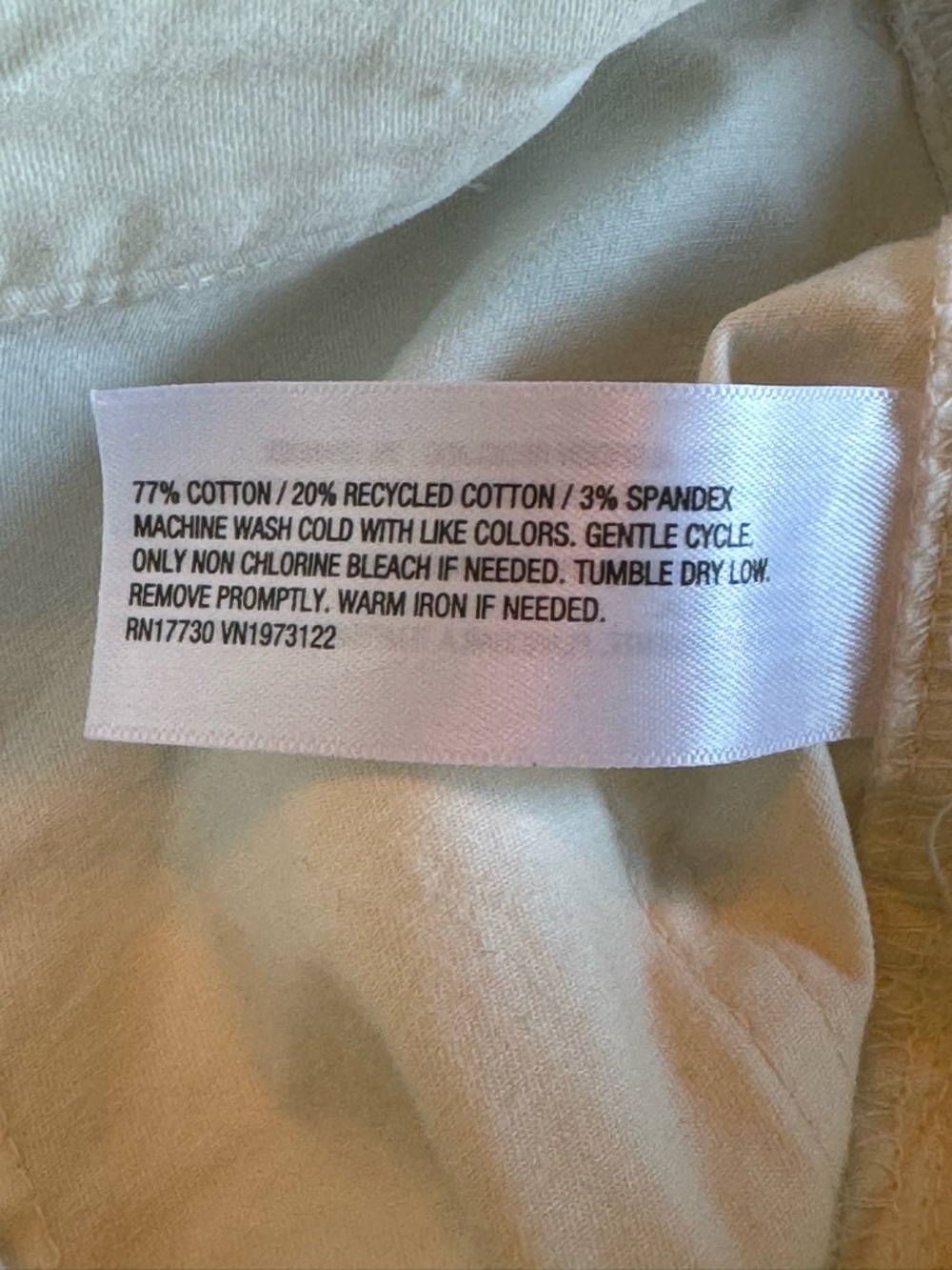 Universal Thread Cream Cotton Utility Shorts NWT 2 - Picture 3 of 5